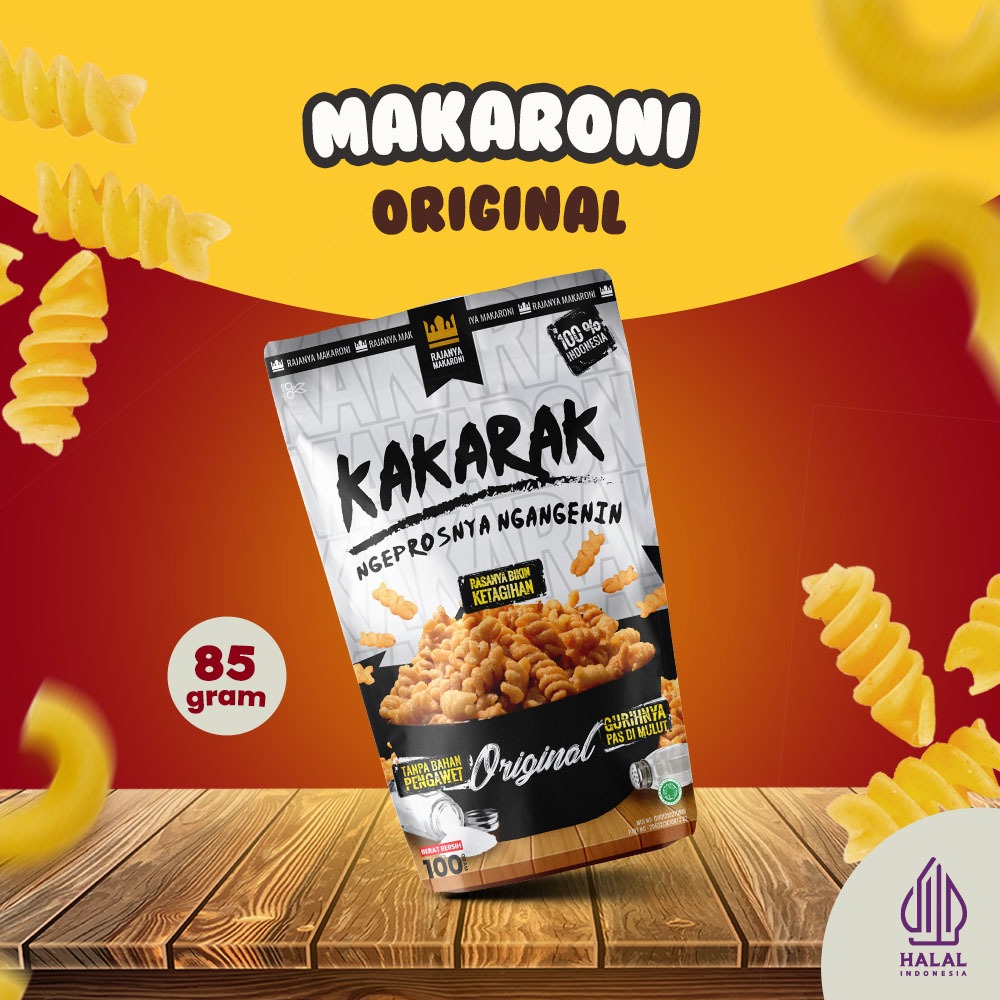 

Kakarak - Makaroni Original - Cemilan Makaroni Goreng