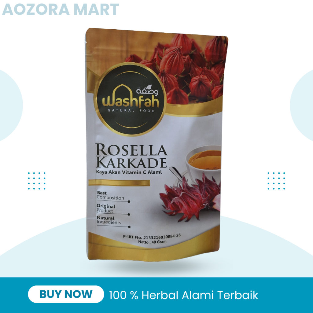 

Teh Herbal Celup Bunga Rosella Karkade Premium Tradisional