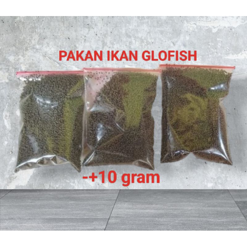PAKAN GLOFISH 10 gram PAKAN CUPANG PAKAN GUPPY DLL