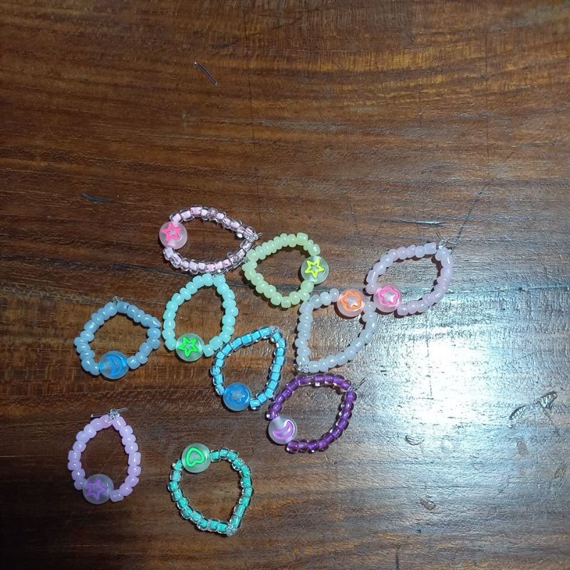 BACA DESKRIPSI cincin manik handmade cincin korea cincin couple cincin lucu cincin bestie lucù murah