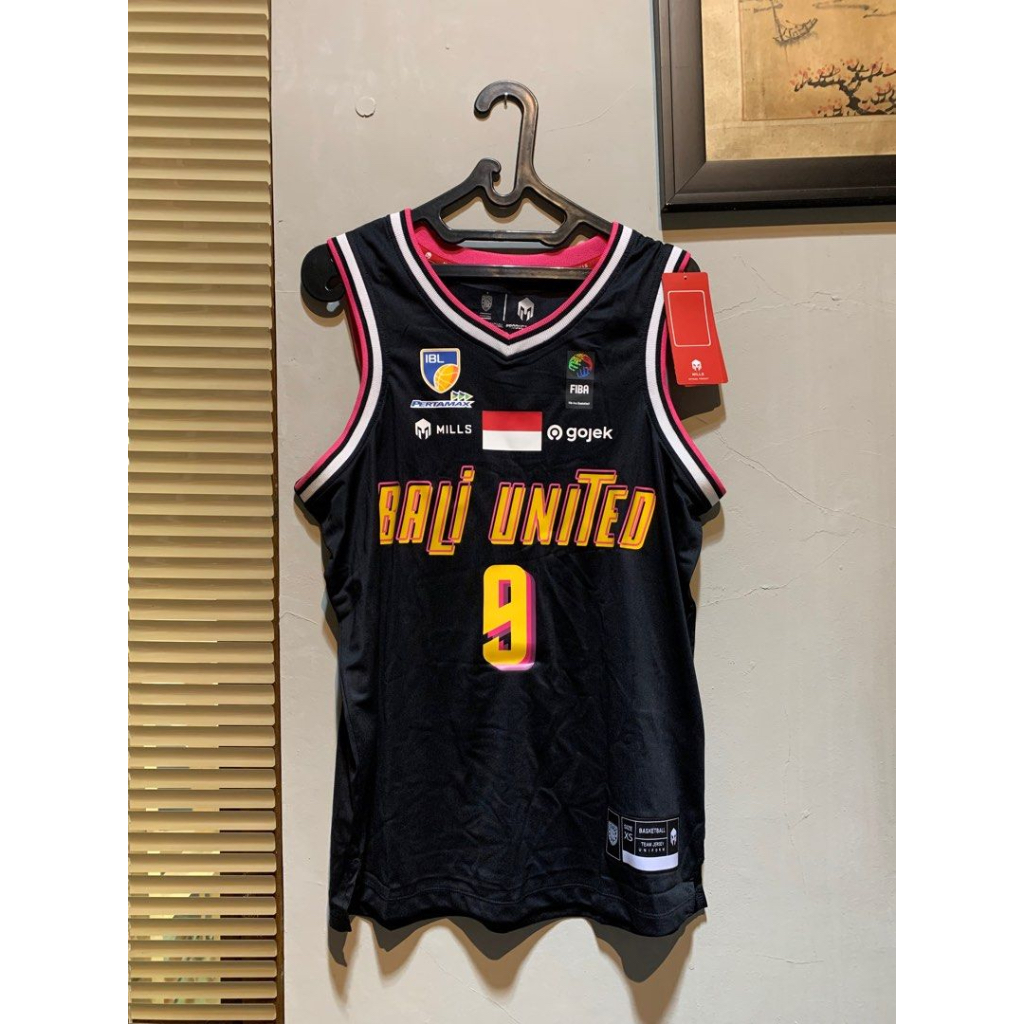 Jersey Basket IBL Bali United Original Authentic Mills Yerikho Tuasela Indonesian Basketball League 