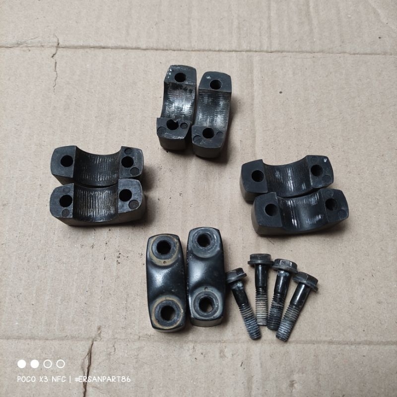 Raiser klem stang stir depan honda tiger revo original lepasan