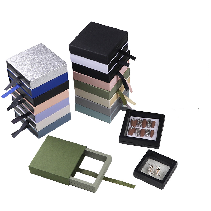 

Kotak penyimpanan Perhiasan GF01 Plastik Film Kotak Kado Cincin Anting Liontin kalung / Jewelry Gift Box Display Frame