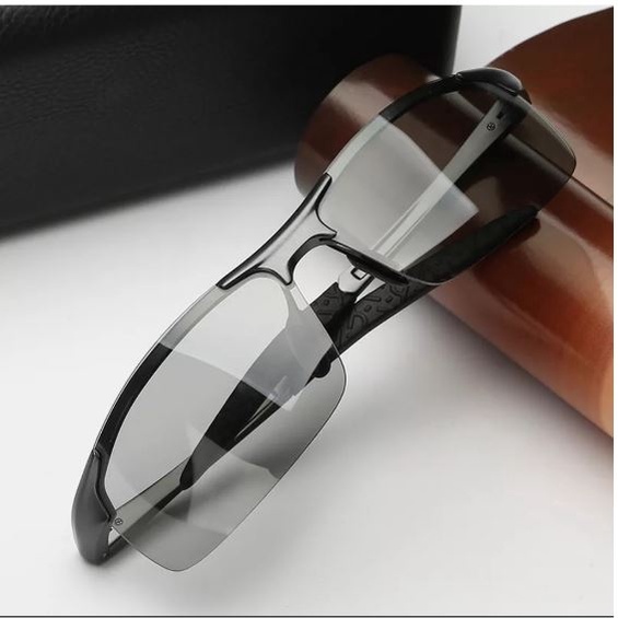 Kacamata Polarized Photochromic Pria Wanita / Kacamata Anti Silau Siang Malam Polarized Photochromic