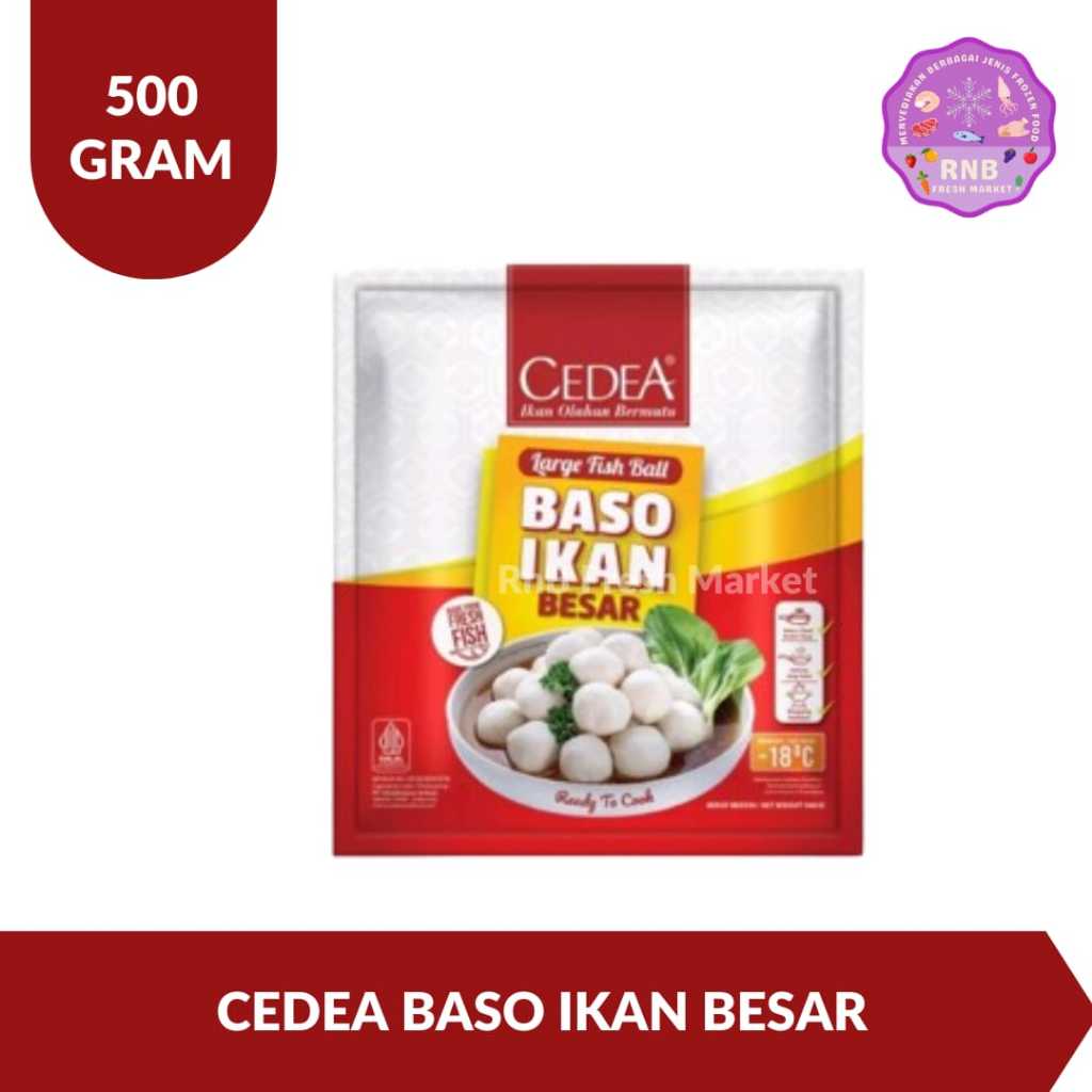 

Cedea Baso Ikan Besar Netto 500 Gram