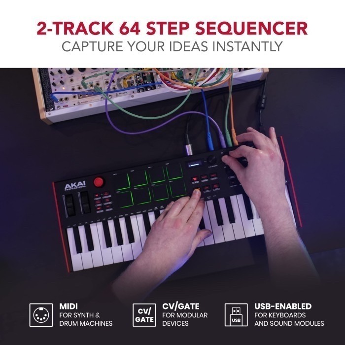 Keyboard Akai Mpk Mini Plus Controller - Original Garansi resmi