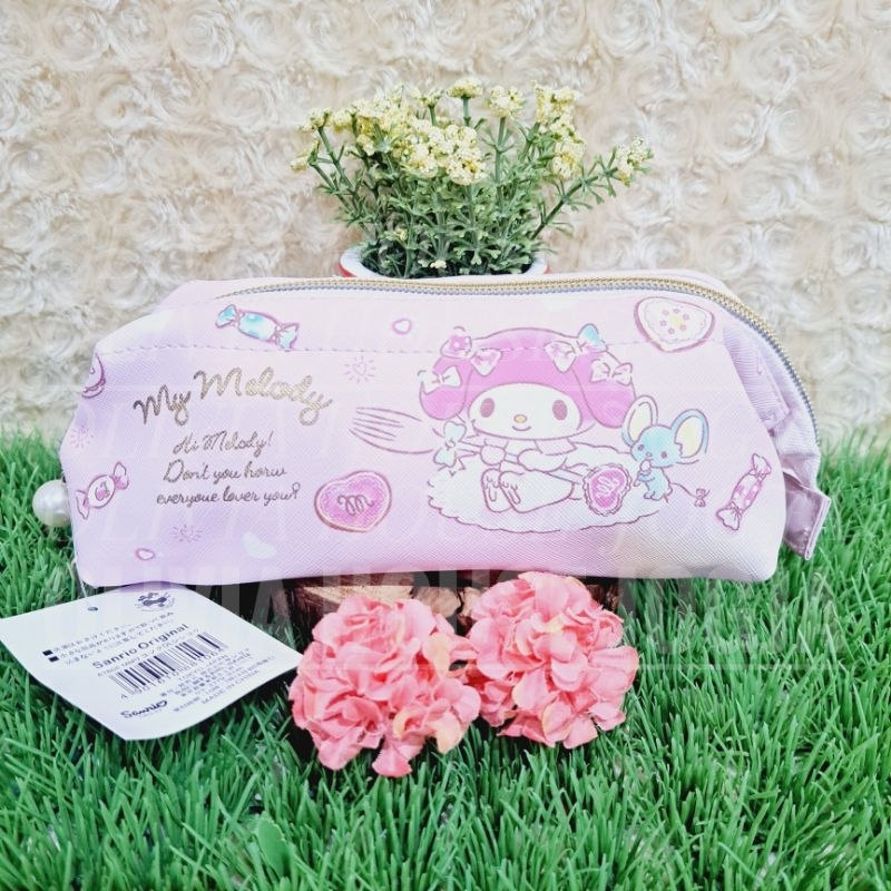 

Tempat Pensil Serbaguna My Melody Pink Love Pencil Case Pouch Make Up My Melody