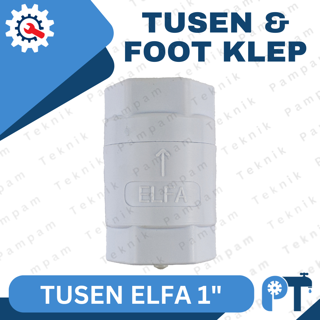 Foot Valve Tusen Klep 1 Inch Elfa / Fina KLEP SUMUR 1" Plastik KUALITAS BAGUS - SPAREPART POMPA AIR