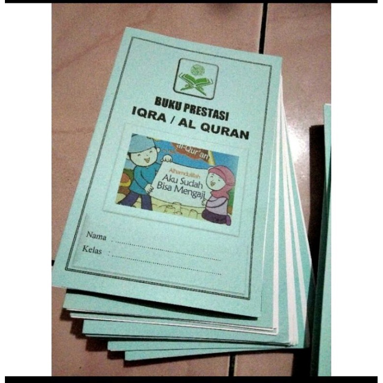 

BUKU PRESTASI ANAK IQRO/QURAN ISI 20 Pcs