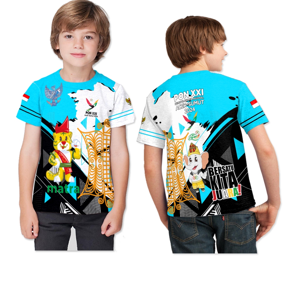 Baju Pon Aceh Sumut 2024 || Baju Anak || Kaos Jersey Pon XXI Aceh Sumut || Jersey Pon Aceh Sumut Mot
