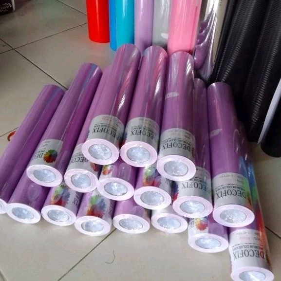 SKOTLET STICKER MOTOR WARNA UNGU LILAC