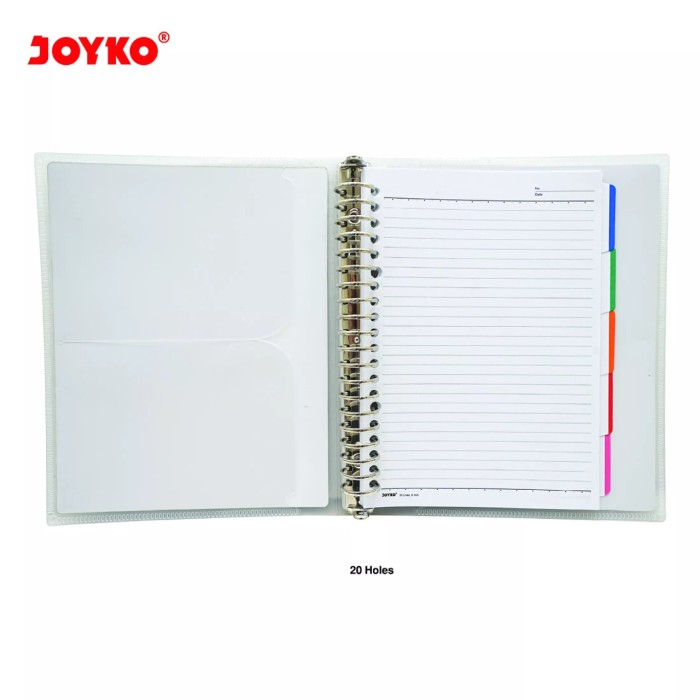 

Joyko Binder A5 20 Ring Insert Multiring Binder