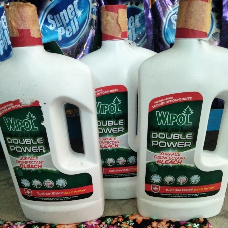 wipol double power surface disinfektan Bleach 900 ml