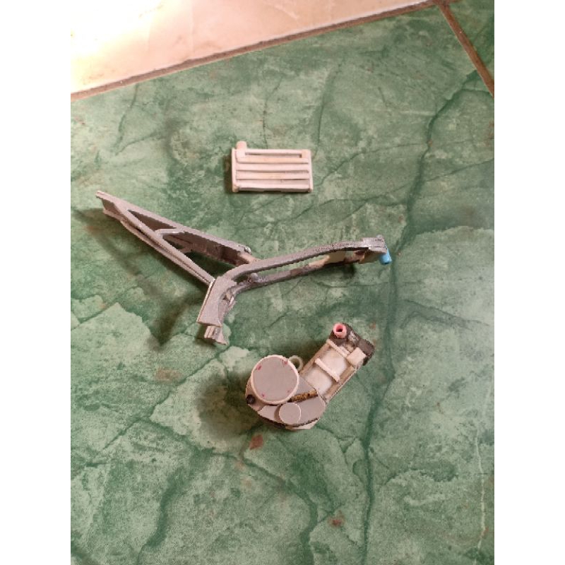 rangka miniatur drag MX kingFFA +mesin dan radiator