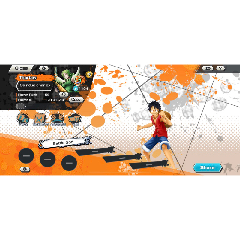 Acc (Akun) OPBR Trio oni GACORRR