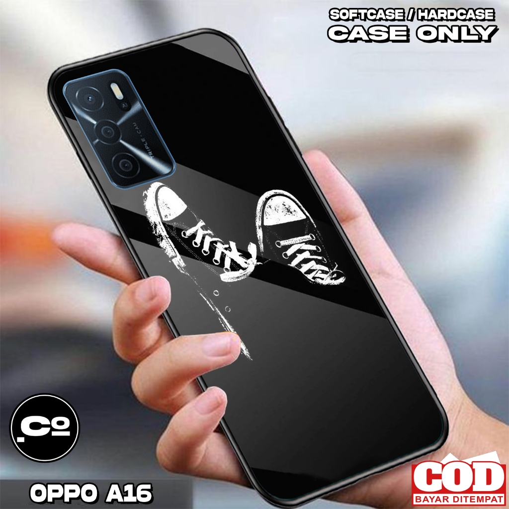 Case OPPO A16 - Casing OPPO A16 [ HITAM ] Silikon OPPO A16 - Kesing Hp - Casing Hp  - Case Hp - Case