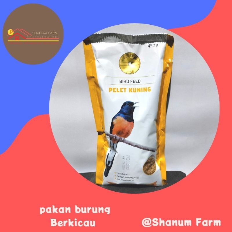 Voer burung gold coin hijau kuning merah Burung Berkicau