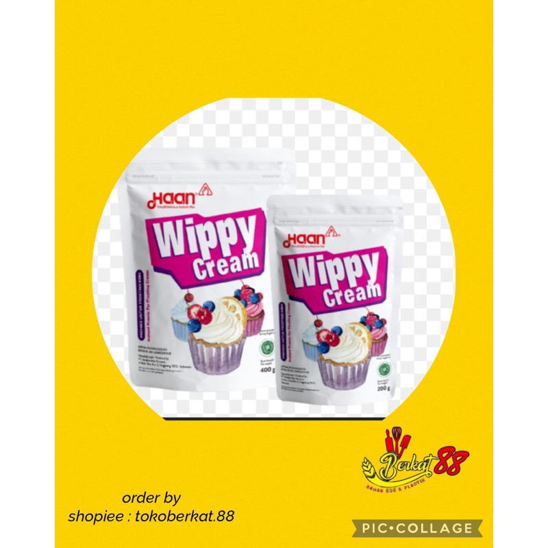 

HAAN WIPPY CREAM POUCH 200 gram dan 400 gram