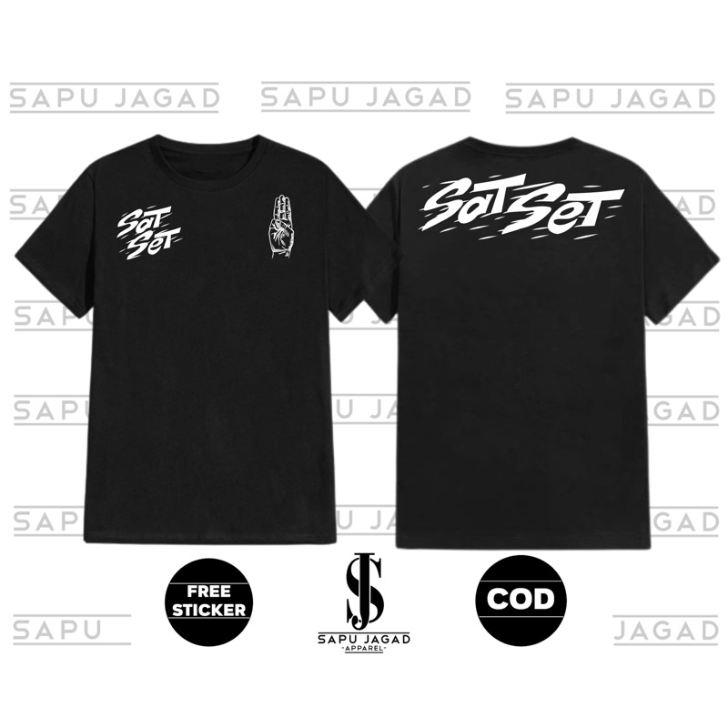 SAT SET / KAOS GANJAR PRANOWO SAT SET/ KAOS PENDUKUNG GANJAR / KAOS 2024 GANJAR