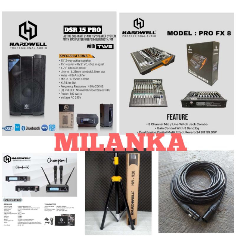 Paket Sound System Full Hardwell Original TERBAIK