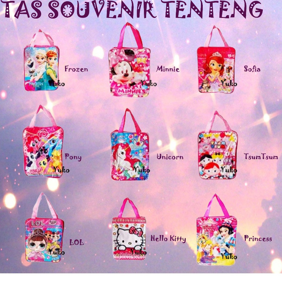 

Tas Souvenir Cewek Tas Goodie Bag Anak Perempuan Tas Sovenir Cewek Tas Frozen Tas Kado