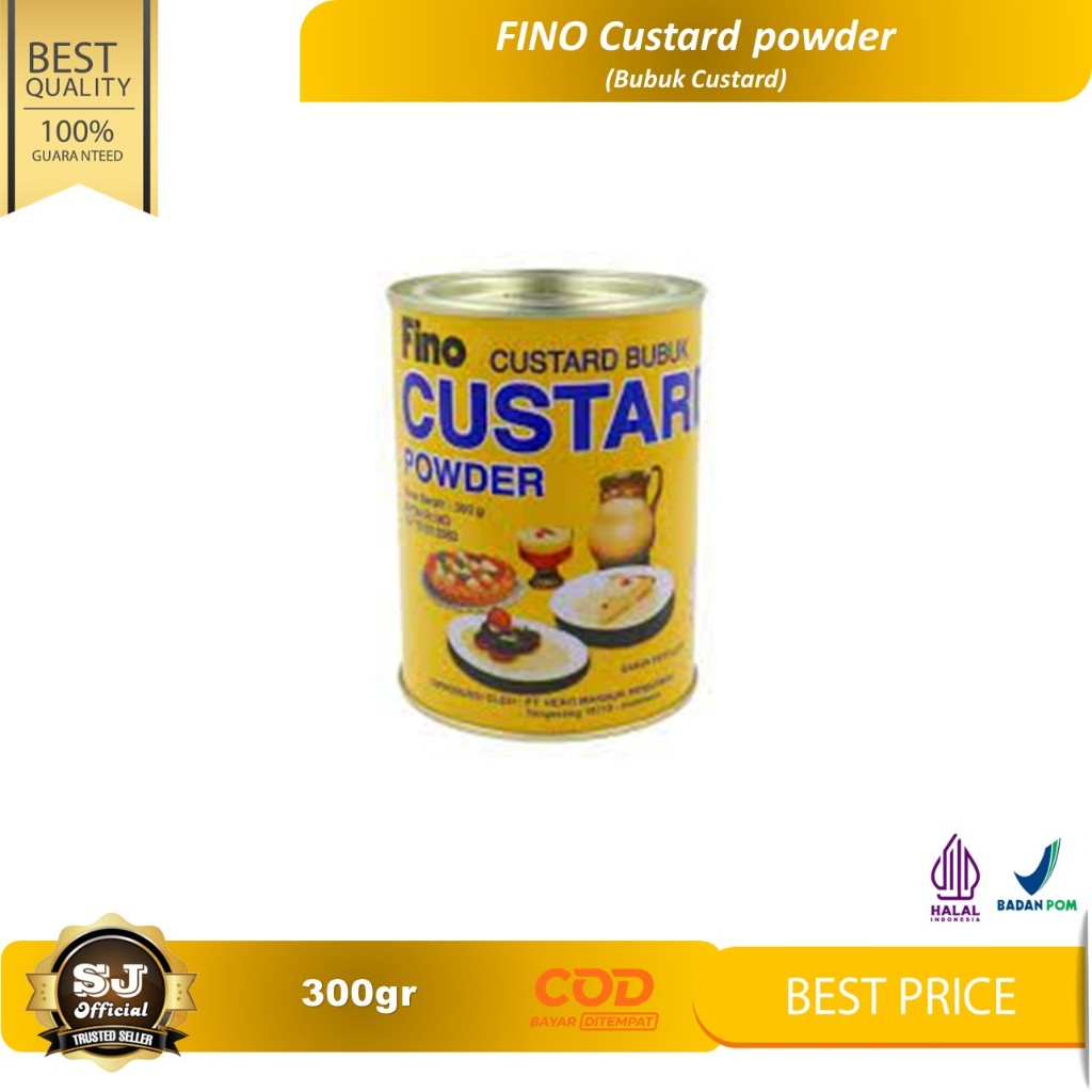 

FINO CUSTARD Powder / Bubuk Custard , Kaleng 300g