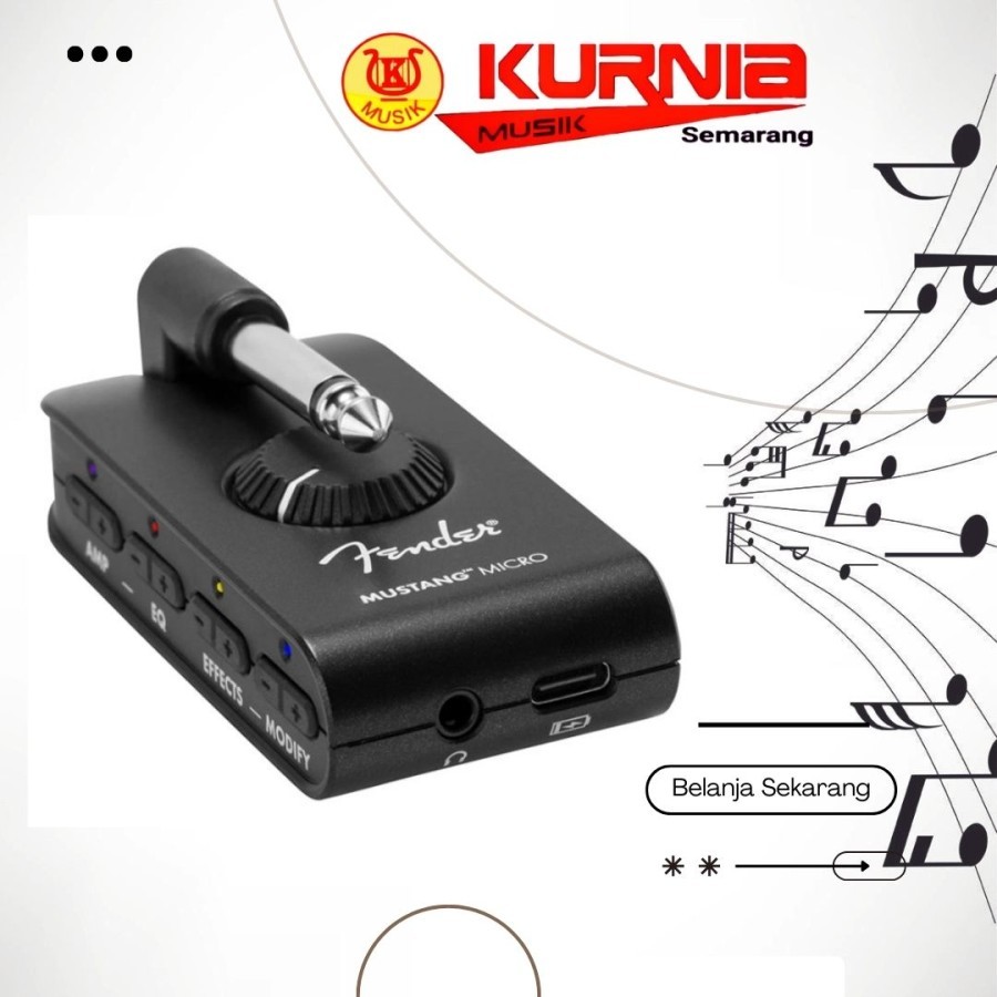 Fender Mustang MicroBlack - Micro Black - Micro, Black Ampli Gitar