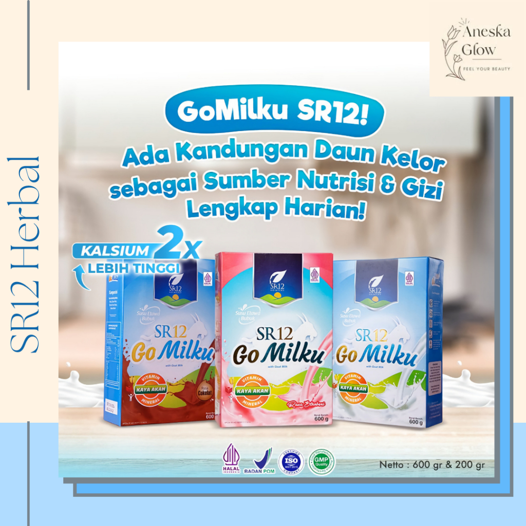 

GoMilku Susu Kambing SR12 Halal Terbaik - Susu Kambing GoMilku Kualitas Premium / Goat Milk Susu Bubuk BPOM