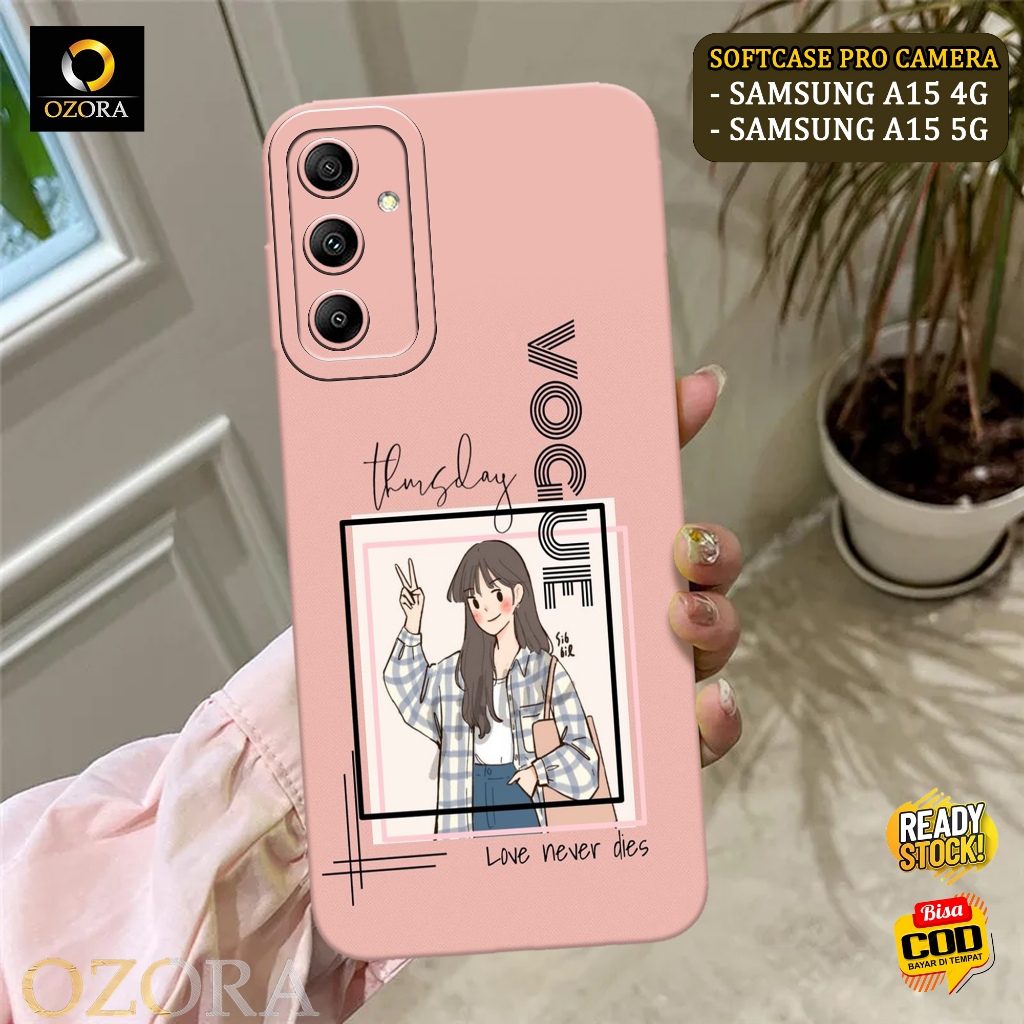 OZORA - Softacase Hp SAMSUNG A15 4G / A15 5G Terbaru - Fashion Case AESTHETIC - Case Hp SAMSUNG A15 