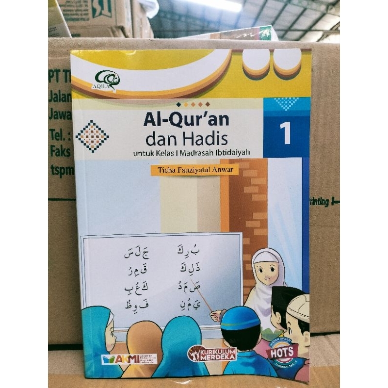 Buku Alquran hadis mi 1 km(kumer) tiga serangkai