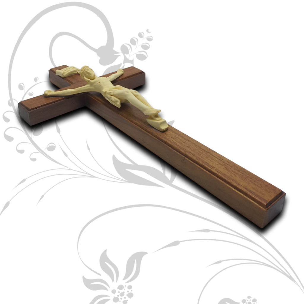 Salib Dinding 30 cm Korpus Batu/Saib Tuhan Yesus Dinding/Hiasan Salib Dinding