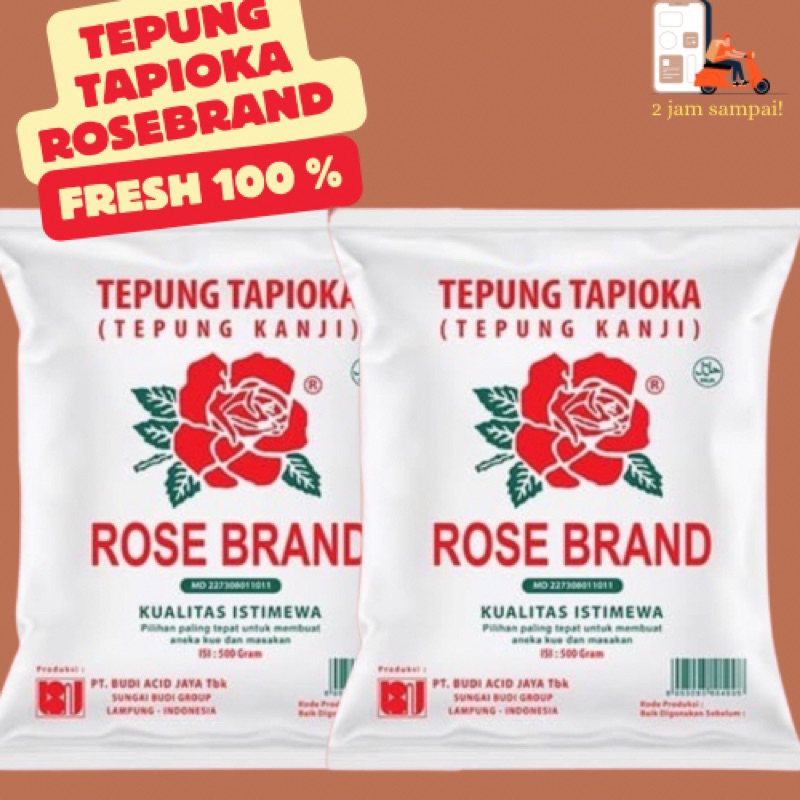 

Tepung Tapioka Rose Brand Aci Tepung kanji 500 gram KIRIM INSTAN BANDUNG