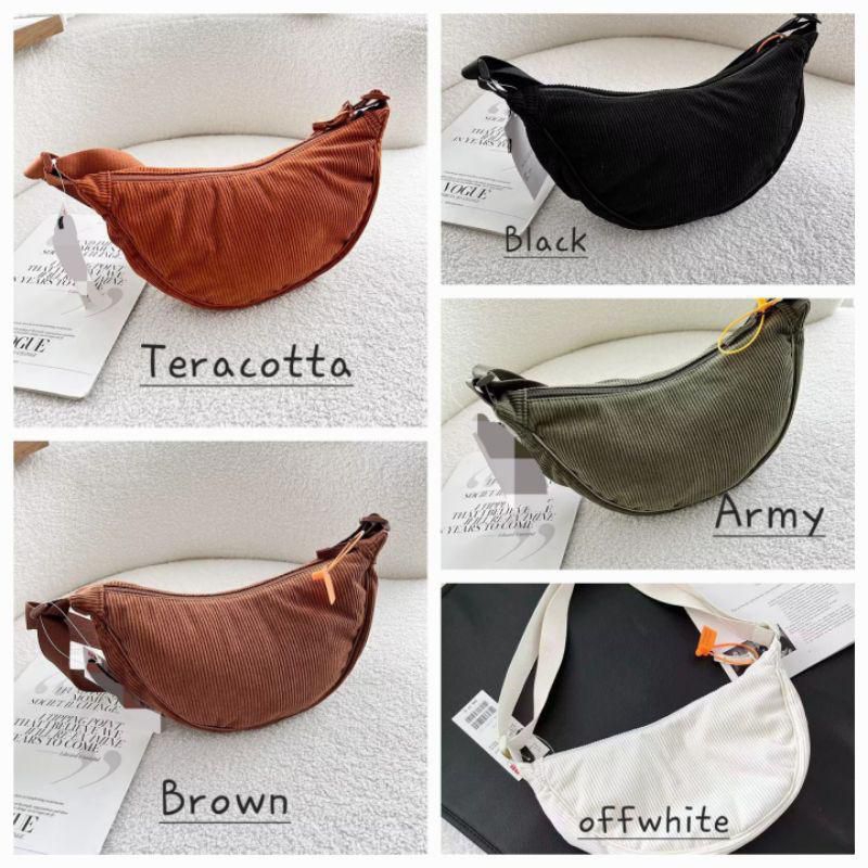 Tas slingbag terbaru corduroy