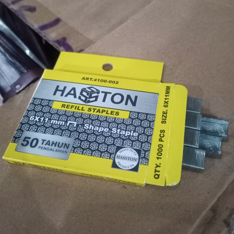 

HASSTON ISI MATA GUN STAPLES TEMBAK 6 MM / 8 MM 6MM / 8MM