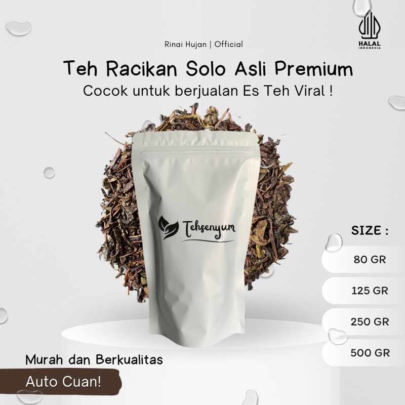 

TEH SENYUM - TEH RACIKAN SOLO ASLI PREMIUM | 125 Gram untuk 60 cup es teh