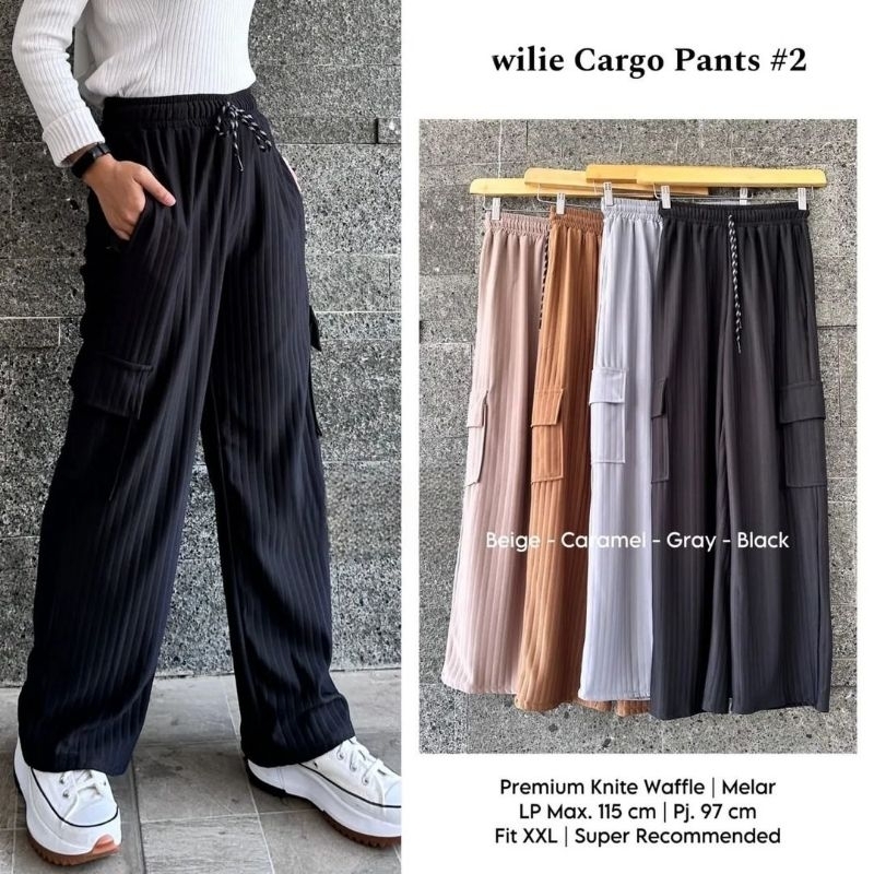 willie cargo pants/celana cargo