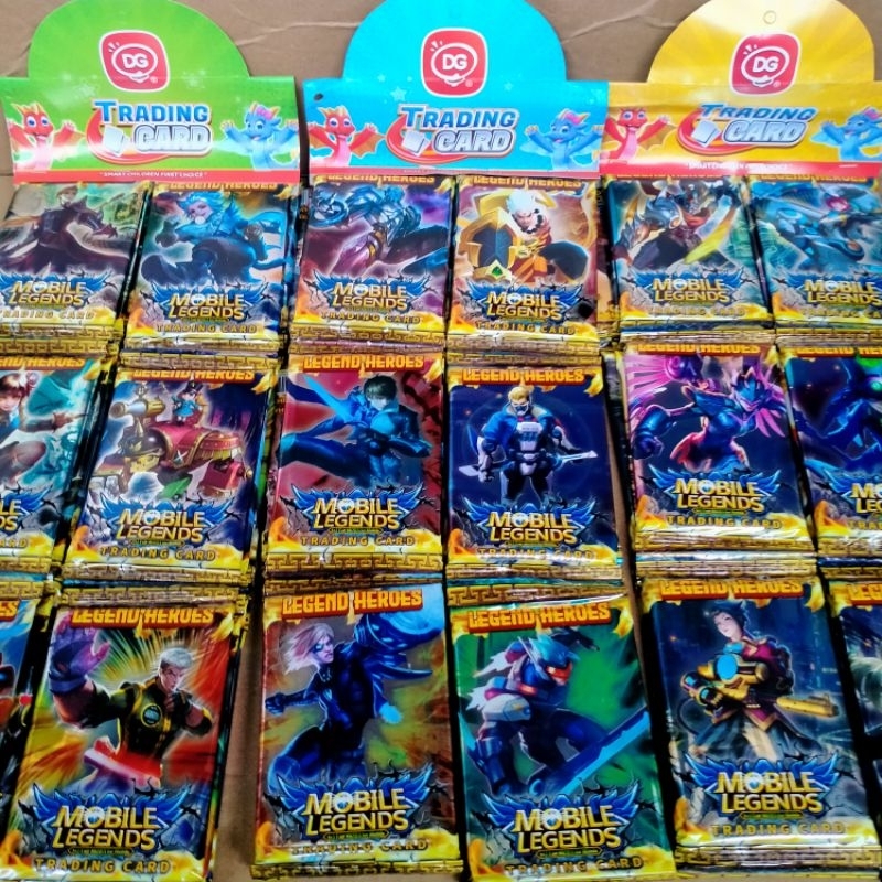 12 SACHET KARTU FOIL ML MOBIL LEGEND FF ONEPIECE BOBOI GALAXY 2 TRADING CARD GAME MAINAN GROSIR