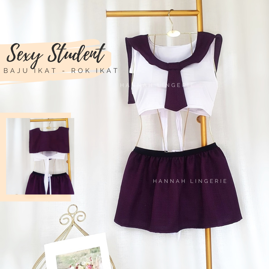 BERKUALITAS CLAIRE STUDENT S-9XL Kostum Lingerie Premium HannahLingerie Wanita, Hannah Lingerie Big