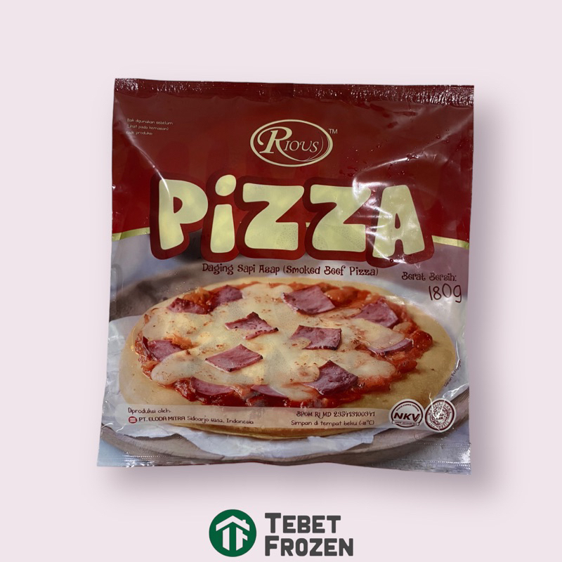 

RIOUS PIZZA 180GR - TEBET FROZEN