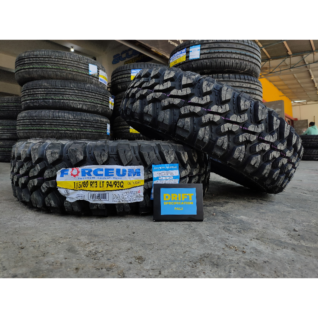 BAN MOBIL OFFROAD UKURAN 165/80 R13 MERK FORCEUM MT