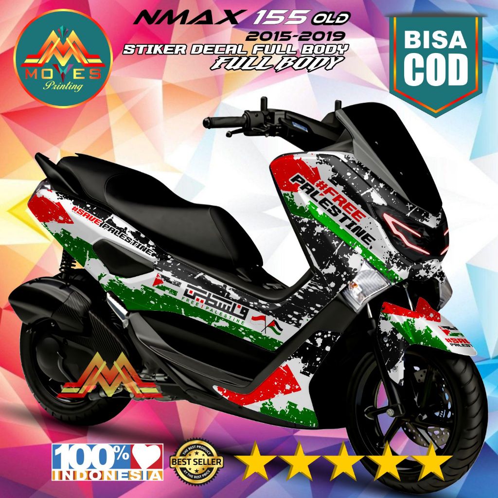 Decal Stiker Nmax 155 Old Full Body - Decal Stiker Full Body NMAX 155 PLD CUSTOM