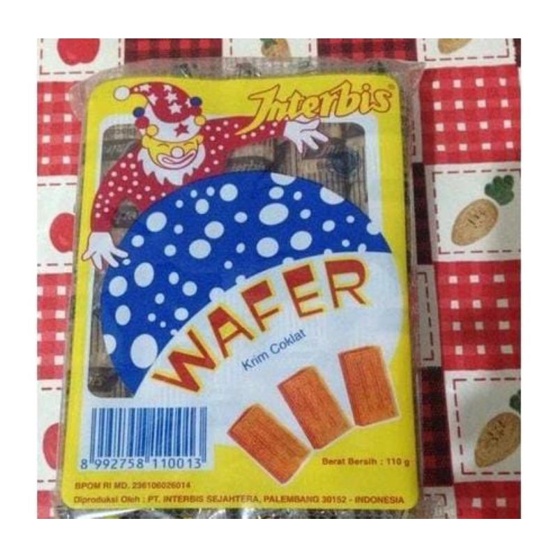 

Interbis Wafer Chocolate // Roti Badut 110gr