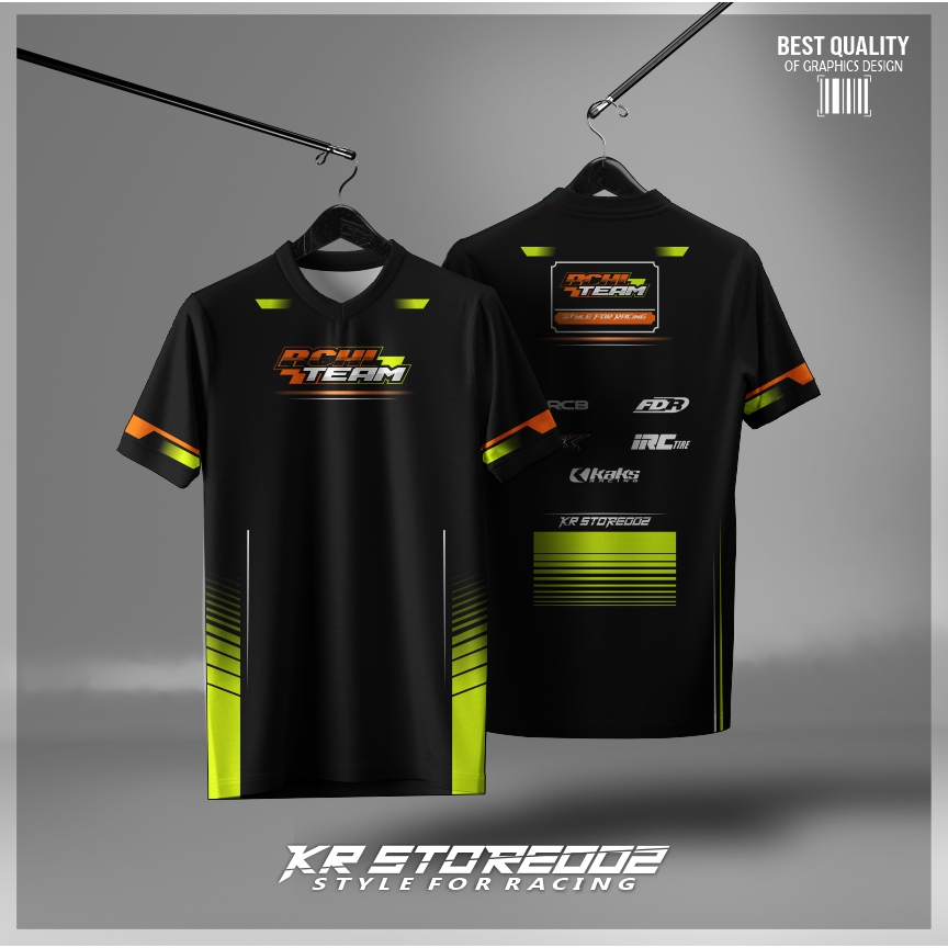Jersey Bengkel Custom Jersey Racing Baju Team Lengan Pendek Unisex