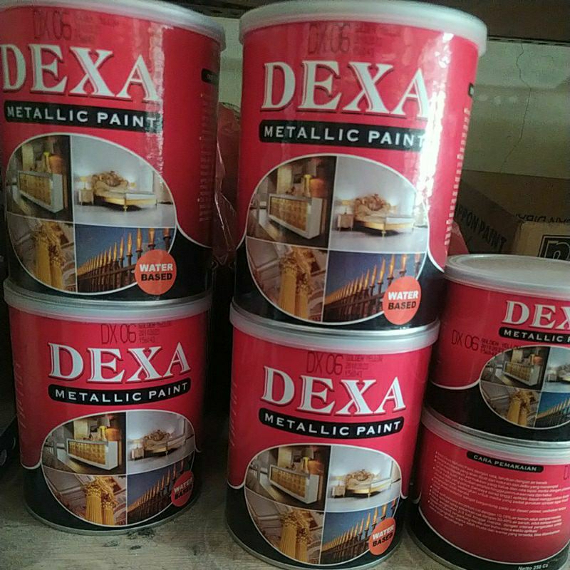 Cat Warna Emas Waterbase