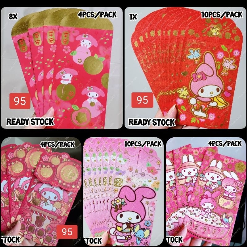 

Amplop Kertas Angpao Imlek Lebaran CNY Sincia Red Pink Sanrio Edisi My Melody