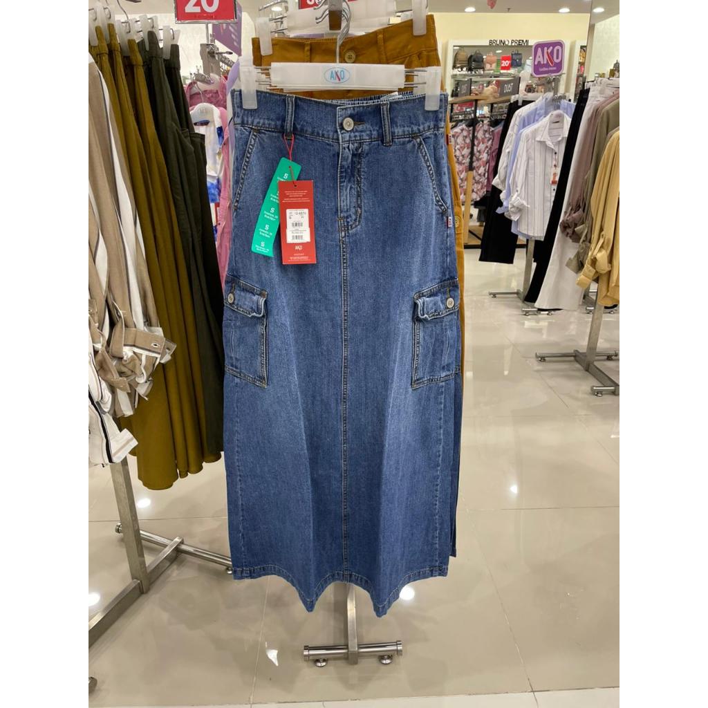 Rok jeans ako model cargo best seller