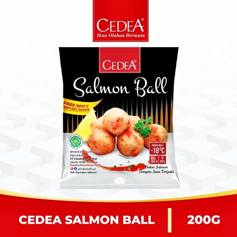 

CEDEA SALMON BALL [200g,500g] Frozen Cedea Frozen Food Faiha Coklat