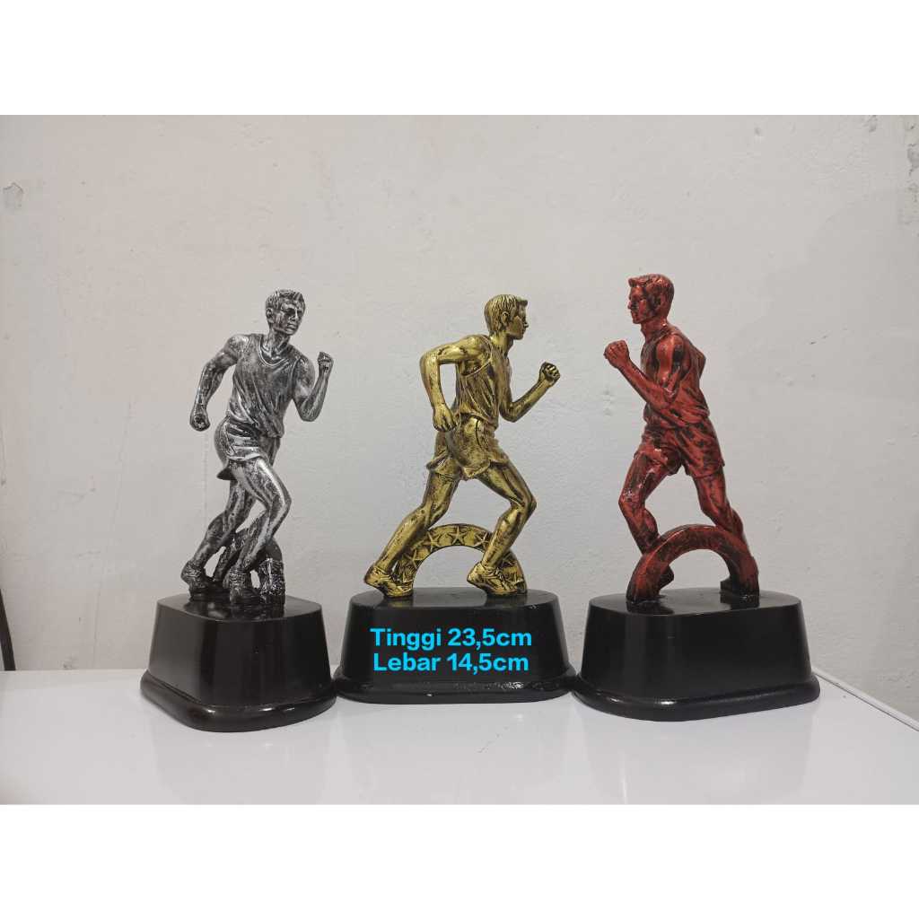 PIALA LARI TROPHY PATUNG RUNNING FIBER SATUAN