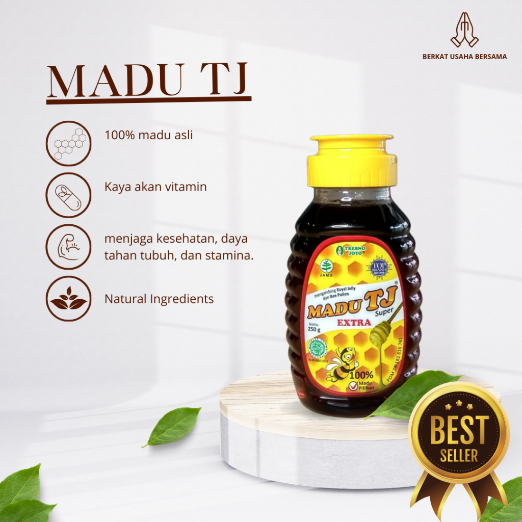 

Madu TJ 100% madu murni baik untuk kesehatan