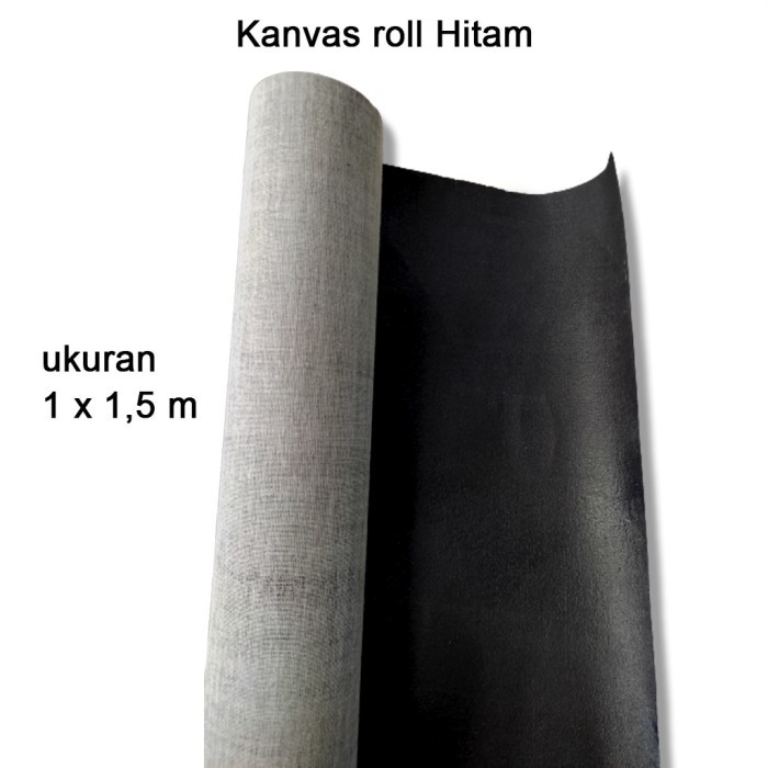 

Kanvas Lukis Roll Hitam Standar 1.5x1 Meter (Rol kecil)